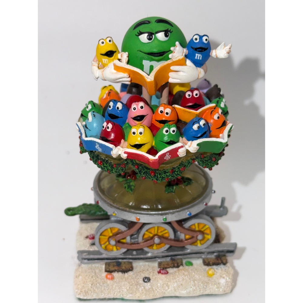 Danbury Mint M&M's Merry Metro Christmas Train 5 Piece Set Holiday Collectible - Picture 6 of 16